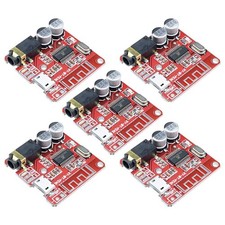 5 Stück Bluetooth Receiver Board 3.7-5V 5.0 Verlustfreie Decoder Board Wireless 