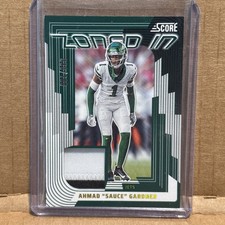 2025 Score #ZON-AGR Ahmad “Sauce” Gardner Zoned In Jerseys Prime #/100