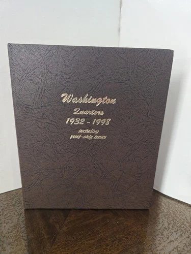Washington Quarters 1932-1998 Complete 186 Set PDSS in Dansco w/ Proofs & Silver