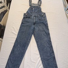 Vintage Guess Georges Marciano Denim Overalls WMN  s M Bib Carpenter USA Made  des
