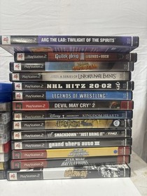 Sony Playstaion Video Game Lot Of 43 Games PS1 PS2 PS3 PS4 PSP 1 PC Game Tested