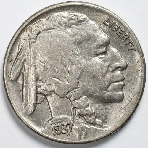 1937-S Buffalo Nickel Full Horn Almost Uncirculated (AU)