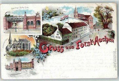 13612247 - 5100 Aachen Bahnhof Rothe Erde Dom Kaserne Kirche Histor. Linde