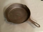 Vintage GRISWOLD Cast Iron SKILLET Frying Pan # 8 LARGE BLOCK LOGO 704 A clean