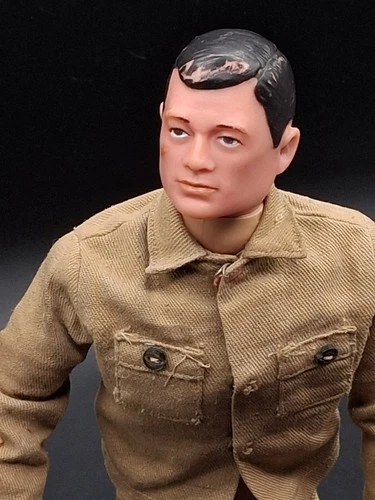 Vintage 1966 Hasbro R/R Patent Pending GI Joe 12" Action Figure W/Outfit Boots