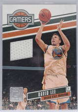 David Lee 2010-11 Donruss Gamers #9 Jersey 261/299 Golden State Warriors