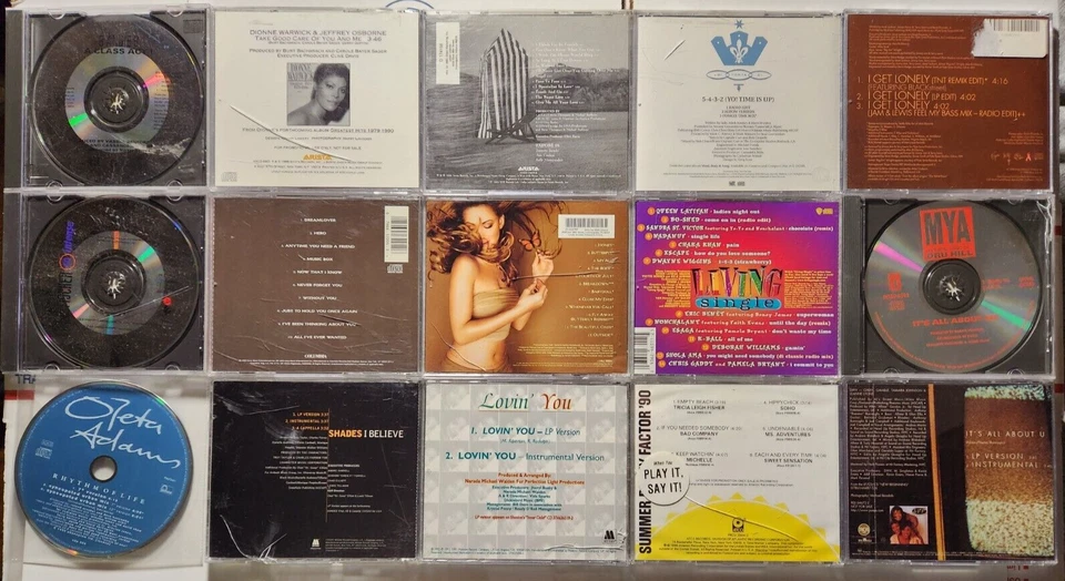 CD LOT FEMALE R&B 90's Exposé Jade Janet Jackson Mariah Carey Mya Shanice swv Foto 2 de 2