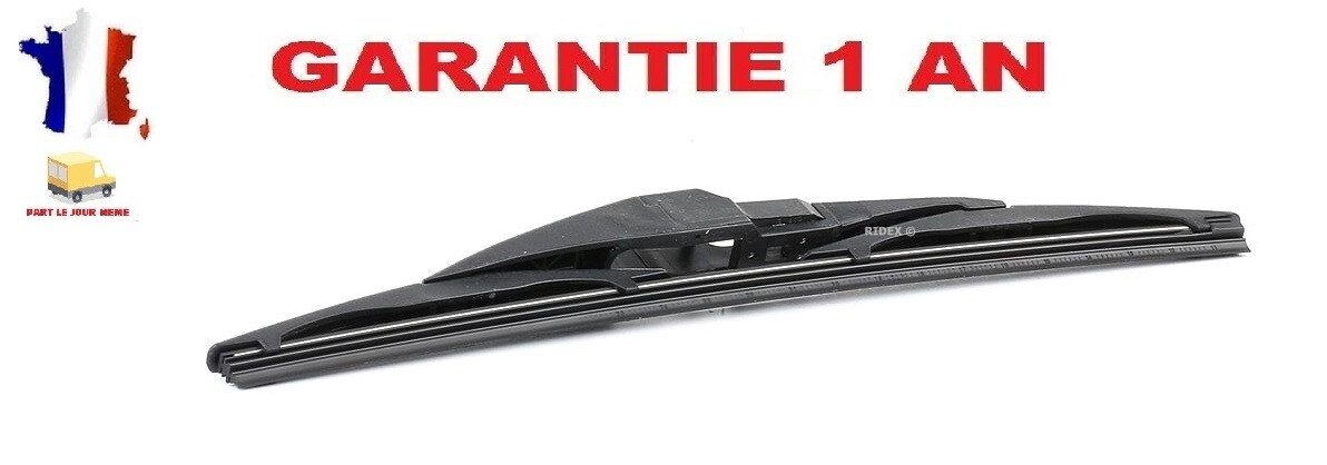 Bras d'essuie-glace arrière robuste finition noir mat pour Megane et Laguna