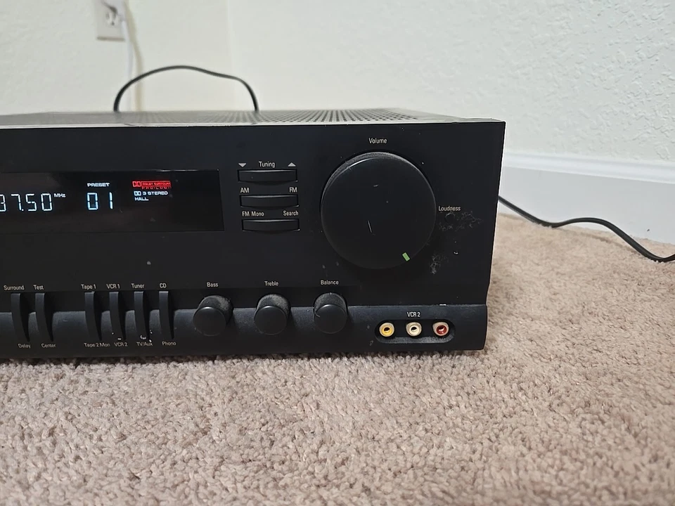 Harman Kardon AVR20 II Surround Sound Stereo Receiver 5.1 Digital Tested Works - Image 4 of 4