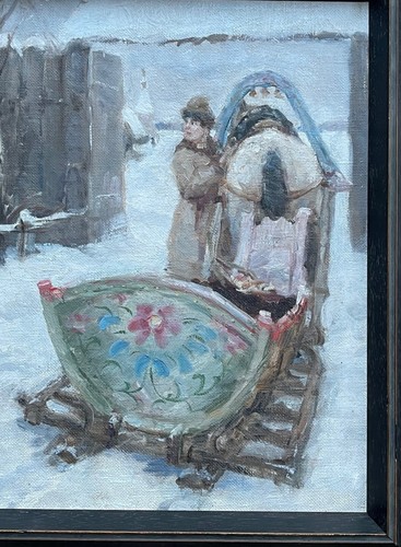Original Russian 1972 Yury P. Kugach (1917-2013) Oil on Canvas Board - Picture 4 of 11