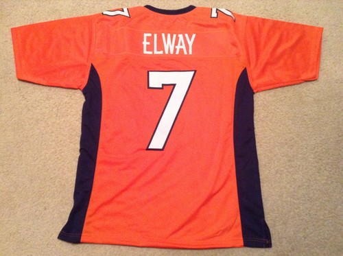Custom Sewn Vance Johnson Denver Broncos Jersey – Unsigned, Stitched, Adult Sizes M–2XL