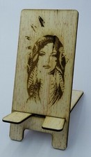 Wooden phone stand, Smartphone Cell Phone Holder