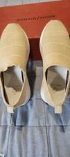 Donald Pliner PIPER-LE Natural linen elastic loafer preowned