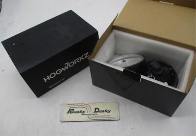 Set of 2 Harley Davidson Stock Black Aux Passing Lamps 4.5'' 68414-05