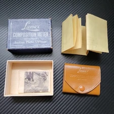 Vtg Photography Lumax Composition Meter USA Box + Paper Photo Utilities