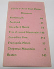 SWIFT BROOK CABINS BLOTTER "KEEP THIS BLOTTER IN YOUR CHECK BOOK" 1937 or 1957 — photo 2