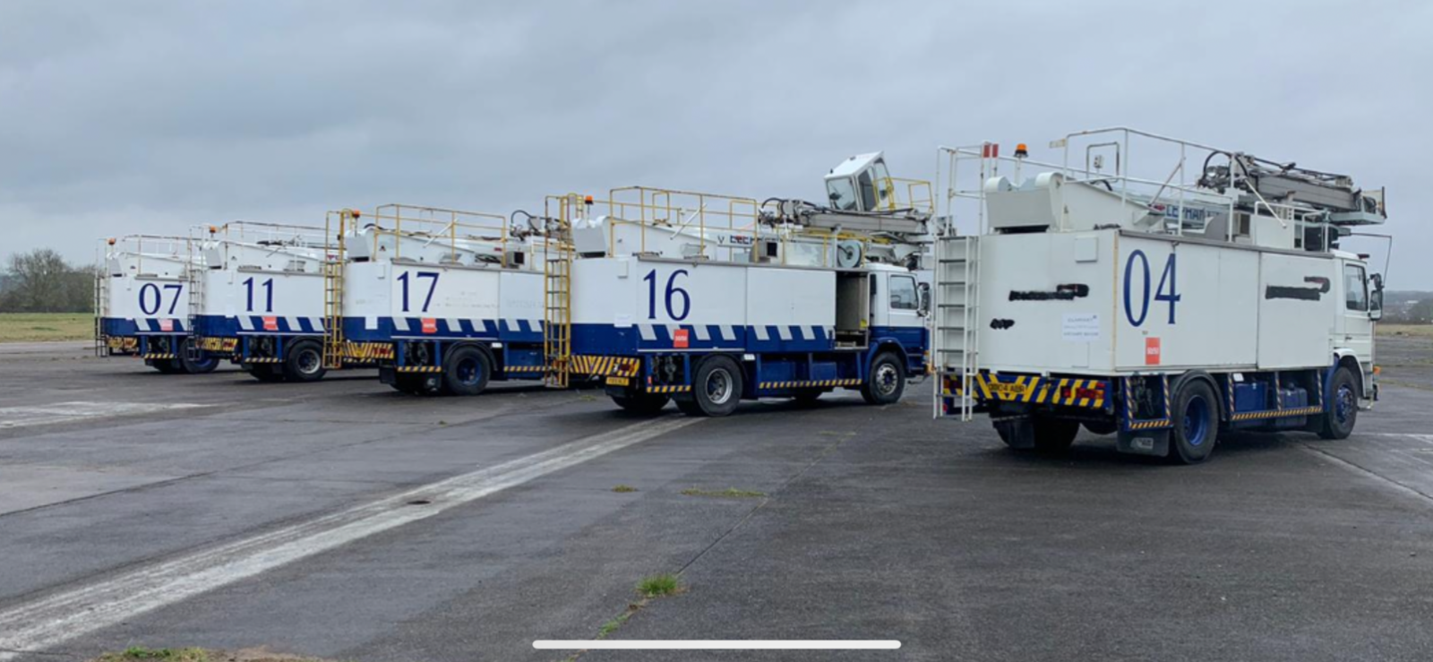 Aircraft Deicer Vehicle Vestergaard Elephant Beta Scania Chassis