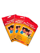 Lot of 3 Premium Photo Paper 5760dpi 20 Sheets of Size 4"x 6" - NEW