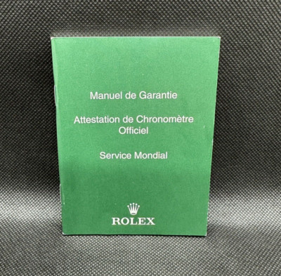 ORIGINAL ROLEX Garantie Übersetzung Translation Warranty 563.81
