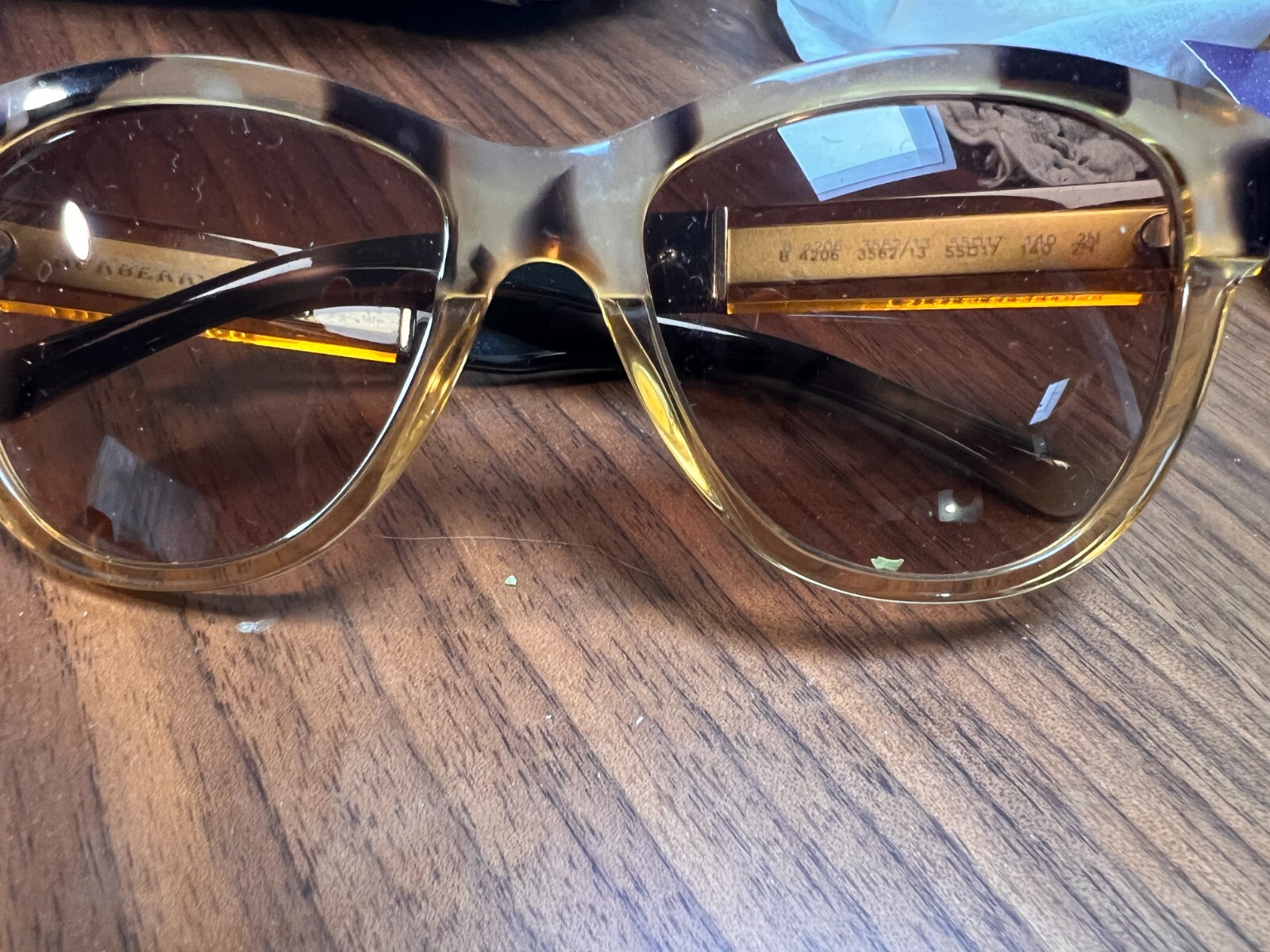 transparent Yellow/Brown Gradient by Burberry for… - image 1