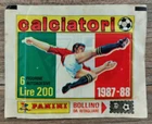 bh5 bustina sigillata panini sticker cards calciatori panini 1987-1988 lire 200