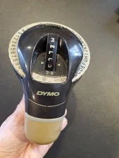 VTG Dymo OEM All Caps Embossing Label Maker With 2 NEW REFILL TAPE Sanford Brand