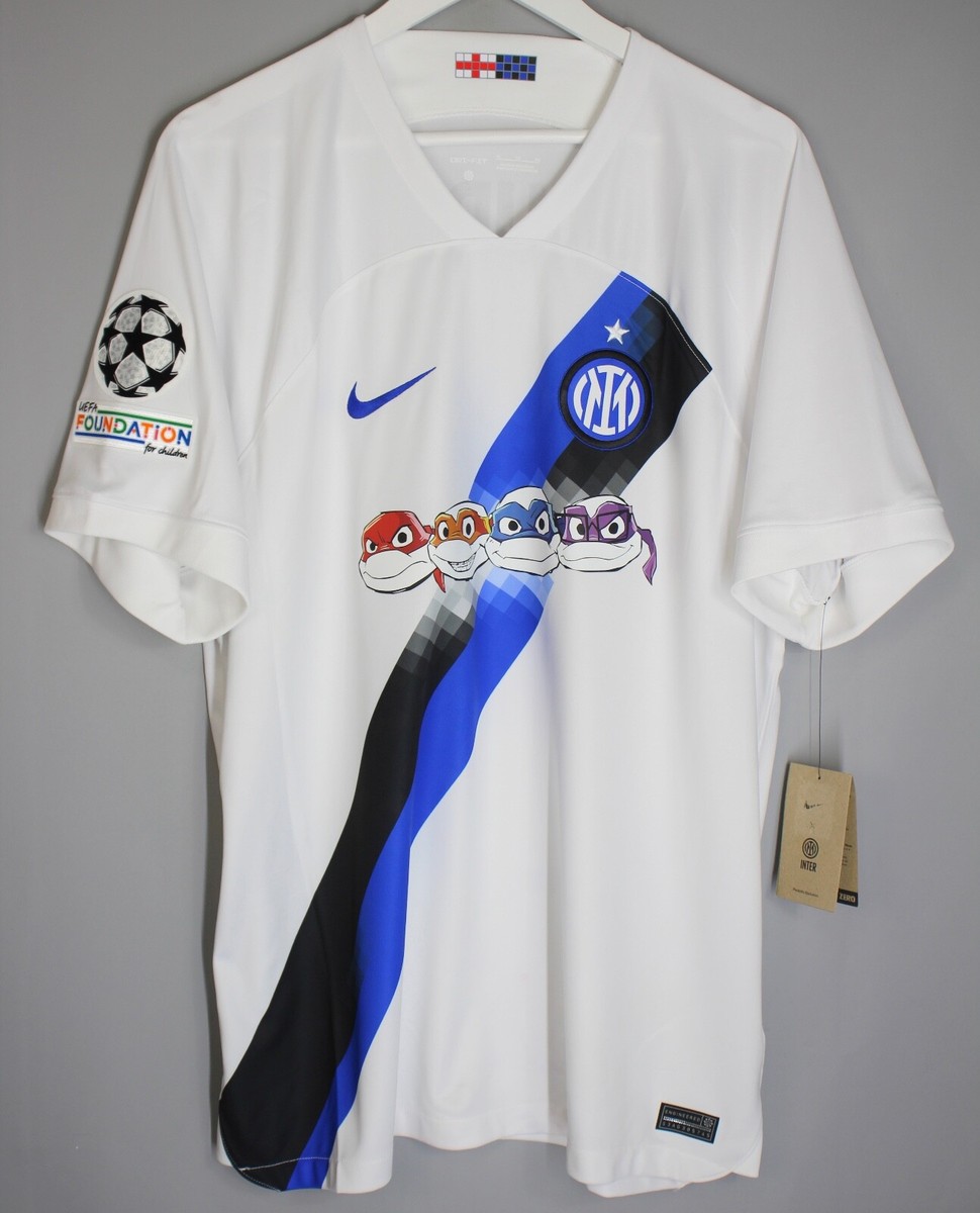 NWT INTER MILAN INTERNAZIONALE SHIRT JERSEY TURTLES NINJA #9