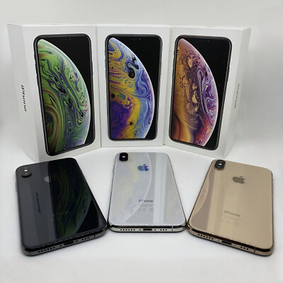 Apple iPhone XS GUT Schwarz Silber Gold 64GB 128GB 256GB OVP Ohne Simlock