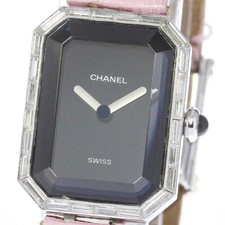 CHANEL H0096 Premiere K18WG Diamond Bezel Quartz Ladies Watch From Japan G1031