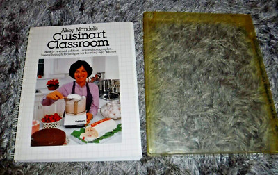 Abby Mandel's Cuisinart Classroom by Abby Mandel COOKBOOK  Original Lucite Case