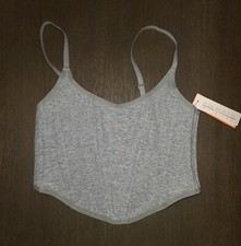 New Womens Colsie Gray Casual Corset Size M