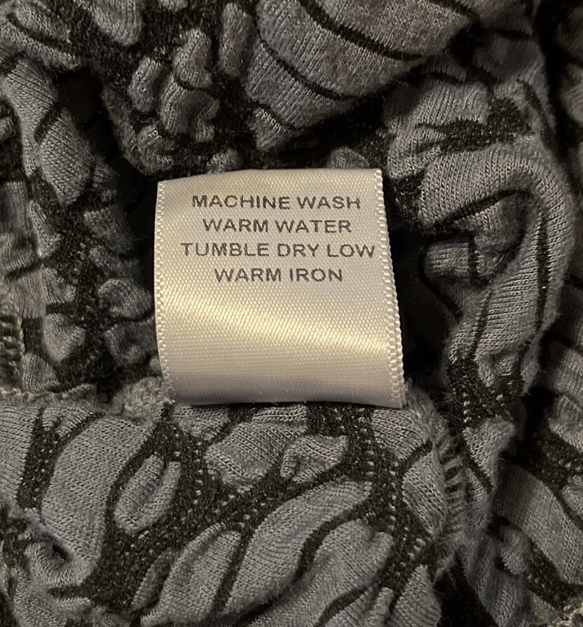 Tianello Womens Gray Tunic Top Koi Tee Texture Knit 3/4 Sleeve Scoop