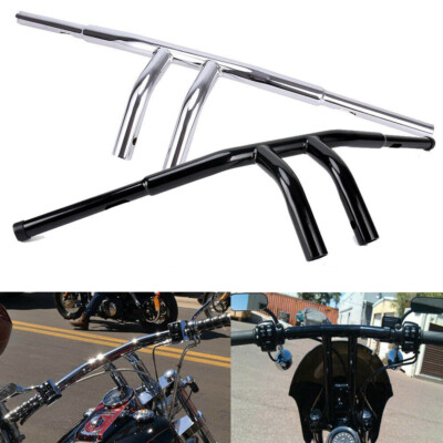Fat 1-1/4'' 8'' Rise Drag T-Bar Handlebars For Harley Touring Glide Motorcycle