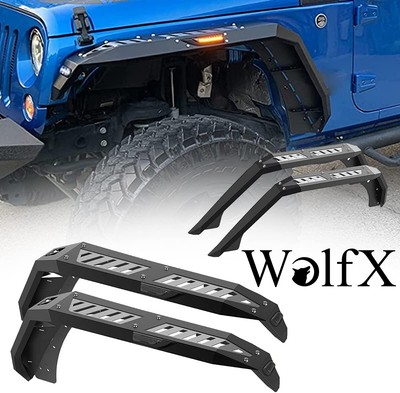 4-Piece Inner Fender Liner Set – Front & Rear For 2007-2018 Jeep Wrangler JK (2DR/4DR)
