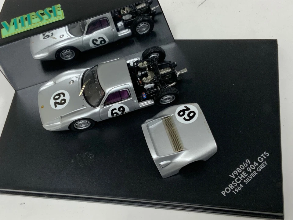 Coche personalizado 1/43 Vitesse Porsche 904 GTS #62 1965 24 Horas de Le Mans TR468 Foto 2 de 4