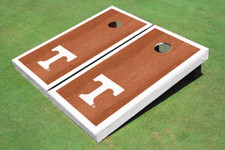 University Of Tennessee White Rosewood Matching Border Cornhole Boards