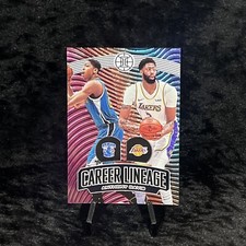 2019-20 Panini Illusions Career Lineage Orange Anthony Davis #21, #/199 Insert