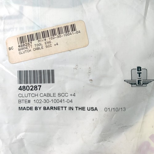 Barnett Clear Coat Stainless Steel Clutch Cables HD #102-30-10041-04 59.5 inch - Picture 4 of 4