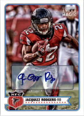 A6321 - 2012 Topps Magic Autogramme #202 Jacquizz Rodgers Auto - Nm-Mt