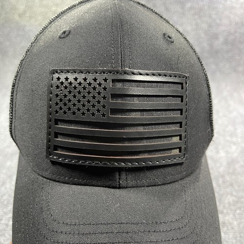 Black American Flag Hat 6 Panel 