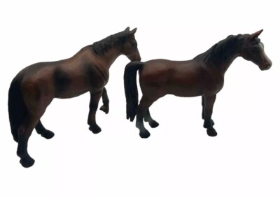 Vintage Schleich horses Lot Of 2 (2000&2001)