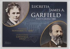 2008 Topps Update First Couples Lucretia Garfield James A Garfield #FC-19 1i3m