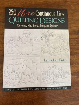 250 More Continuous-Line Quilting Designs for Hand, Machine & Longarm-*MINT