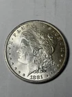 1881-CC Morgan Silver Dollar Uncirculated Toned