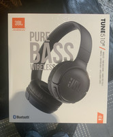 JBL Tune 510BT Pure Bass Wireless Bluetooth On-Ear Headphones, Black