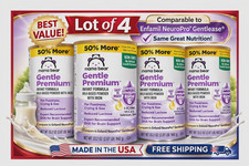 Mama Bear Formula Gentle Premium Milk Based Powder, 33.2 Oz, AUG 2026 - 4 PACK