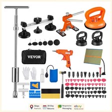 Versatile Dent Puller Set For Car Repairs Includes Slide Hammer Suction Cups