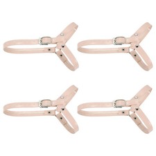 2Pairs Detachable Shoe Straps for Heels, Adjustable Ankle Strap, Light Pink