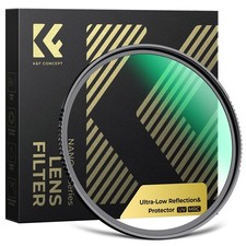 K&F CONCEPT 82mm Shockproof & Ultra Low Reflectivity MCUV Lens Protection Fil...