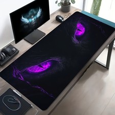 1 Large Electronic Sports Game Mouse Pad, Dark Purple Beast Eye Mysterious Pat